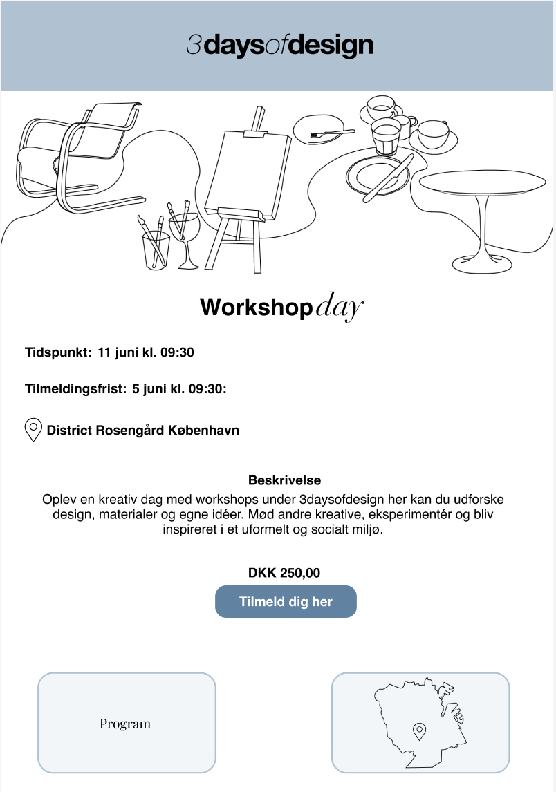 3 Days of Design prototype